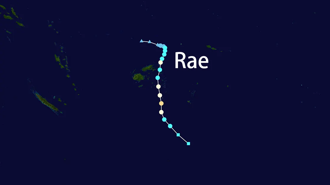 Bản đồ đường đi của Rae